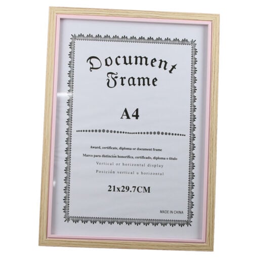 Rama foto mdf A4 - Dim. poza 21x29.7 CM - Rama pentru diploma