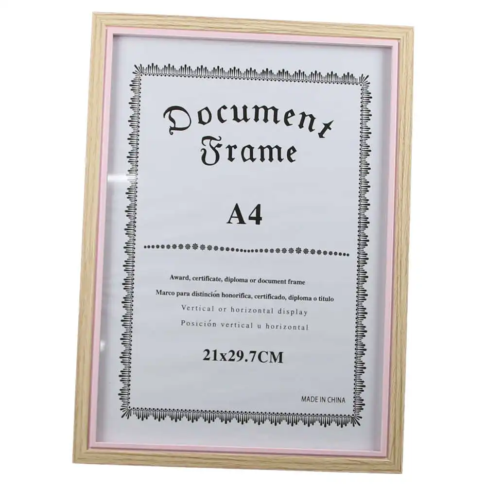 Rama foto mdf A4 - Dim. poza 21x29.7 CM - Rama pentru diploma