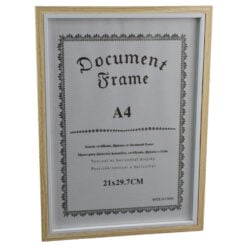 Rama foto A4 din lemn - Dim. poza 21x29 cm - Rama pentru diploma