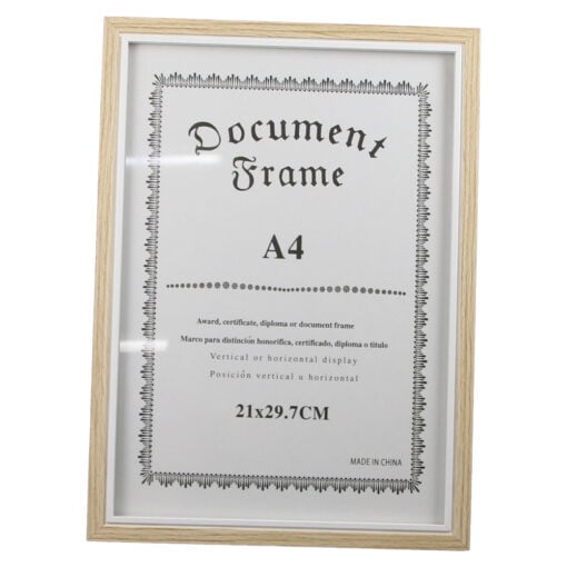 Rama foto mdf A4 - Dim. poza 21x29.7 CM - Rama pentru diploma