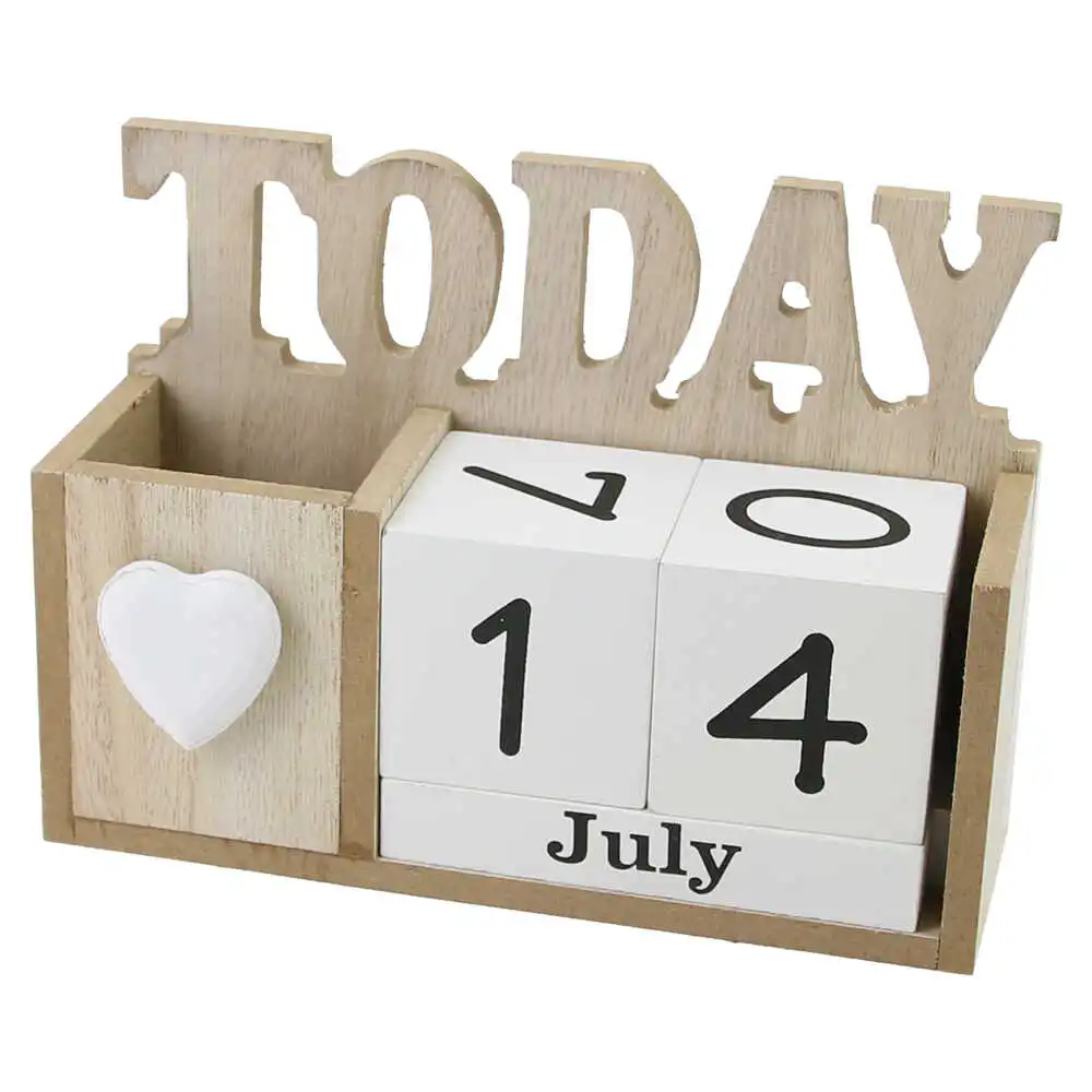 Calendar perpetuu din lemn Calendar perpetuu din lemn