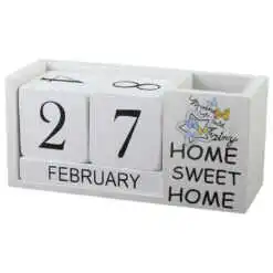 Calendar perpetuu din lemn