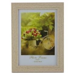 Rama foto din plastic - Dim.poza 13x18 cm - Suport flori bicicleta