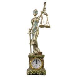 Statueta Justice cu ceas