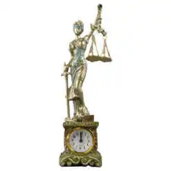 Statueta Justice cu ceas