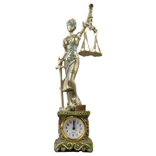 Statueta Justice cu ceas