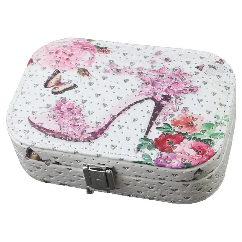 Cutie bijuterii cu sertar si oglinda 15x10x5 CM Cutie bijuterii cu sertar si oglinda 15x10x5 CM