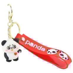 Breloc Ursulet Panda cu inimioara