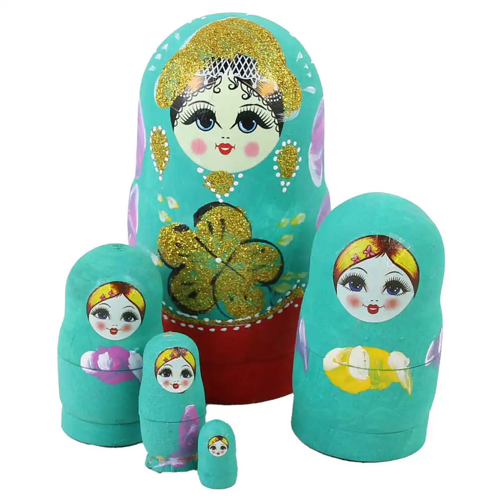 Papusa Matrioska din lemn Papusa Matrioska din lemn