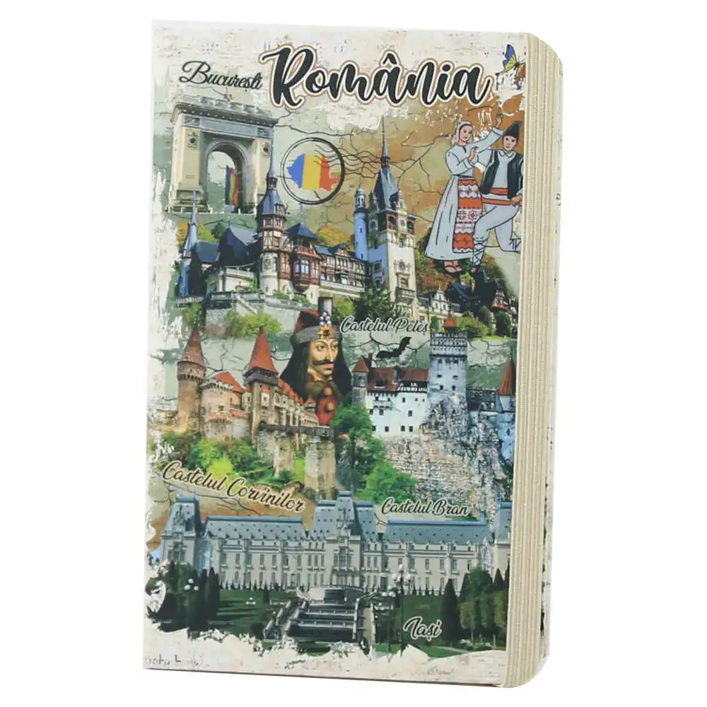 Agenda Souvenir Romania 9x14 CM Agenda Souvenir Romania 9x14 CM