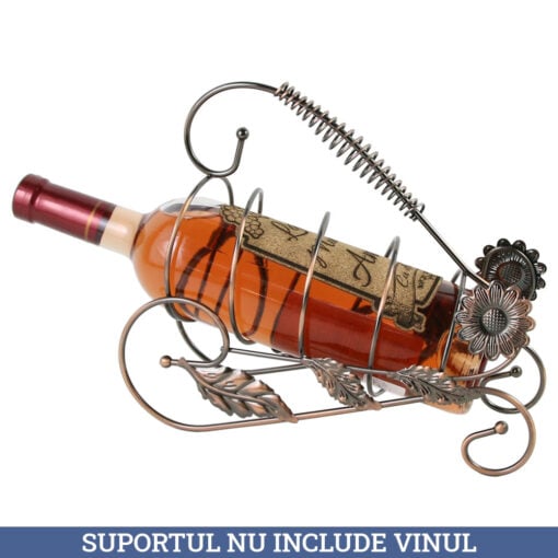 Suport pentru vin din metal 25x10 CM