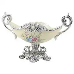 Fructiera cu toarte si picior