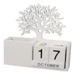 Calendar perpetuu din lemn
