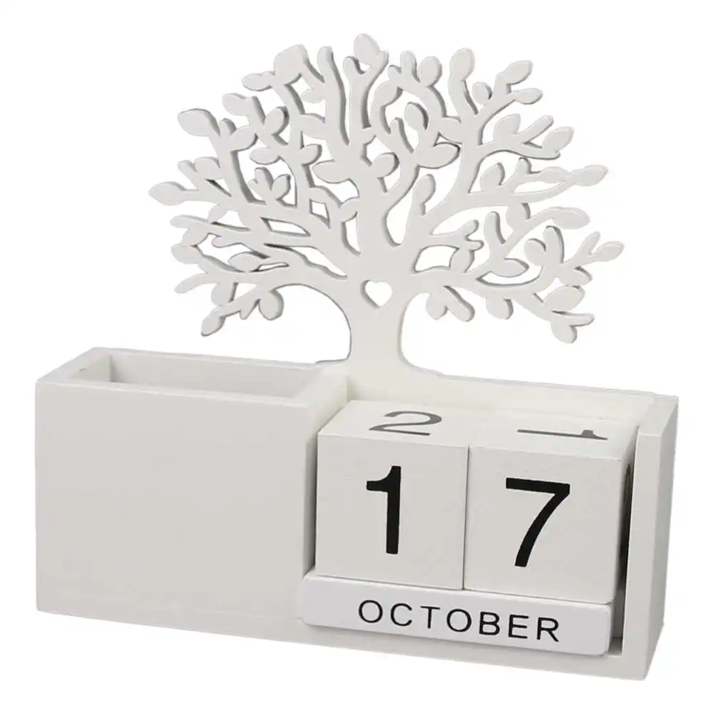 Calendar perpetuu din lemn