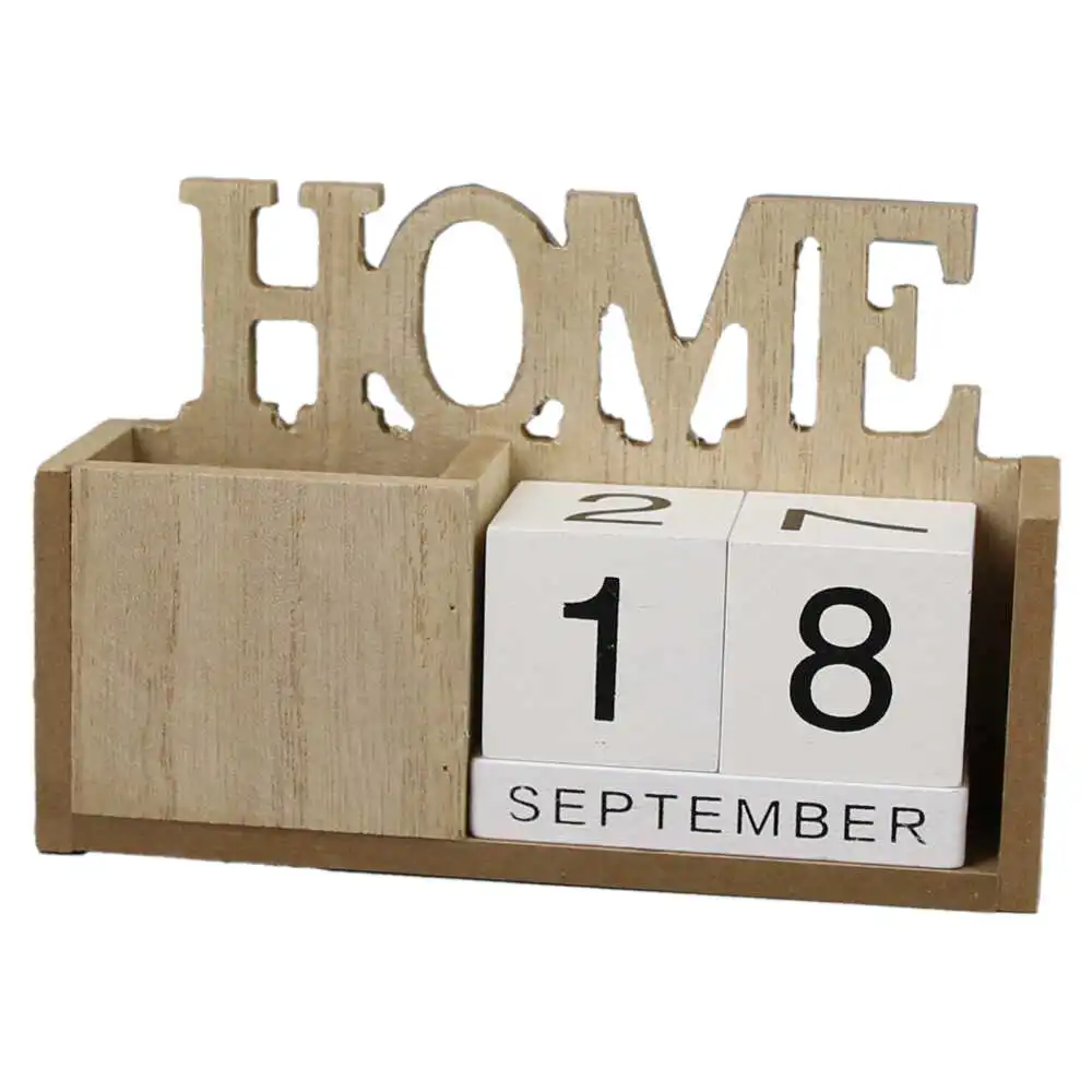 Calendar perpetuu din lemn