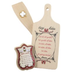 Set ustensile bucatarie din lemn cu magnet frigider "Hazi Aldas"