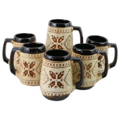 Set 6 cani din ceramica 350 ml