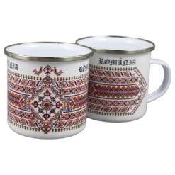 Cana metalica emailata 240 ml