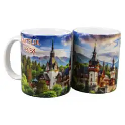 Cana ceramica "Castelul Peles/Romania"