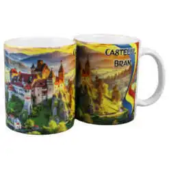 Cana ceramica "Castelul Bran/Romania"