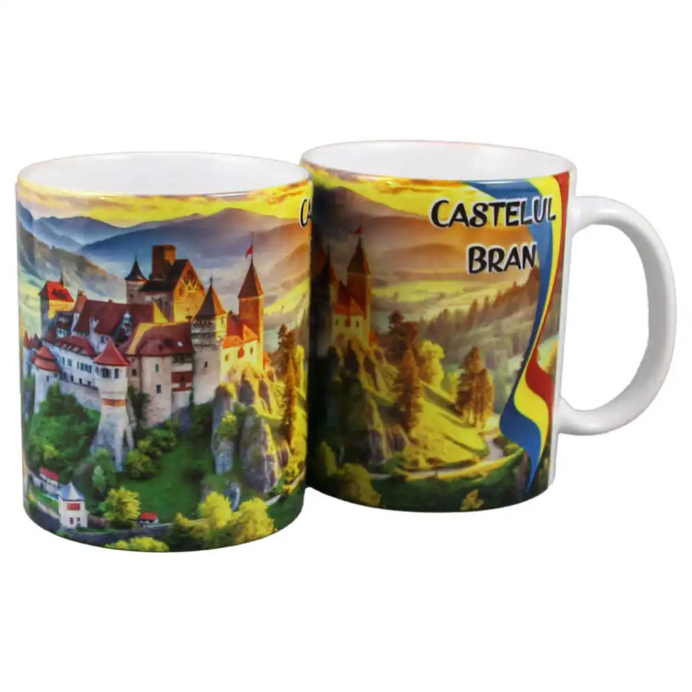 Cana din ceramica Castelul Bran 330 ml Cana din ceramica Castelul Bran 330 ml