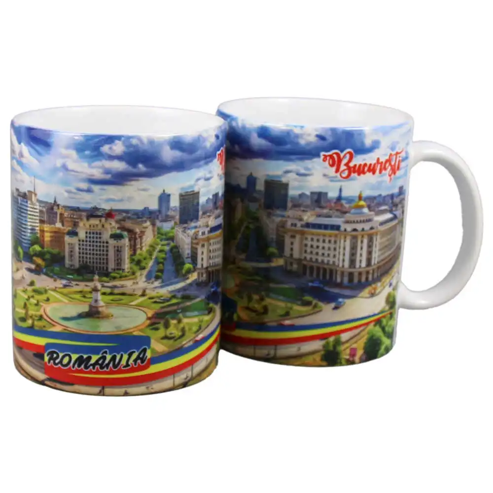 Cana din ceramica Bucuresti 330 ml Cana din ceramica Bucuresti 330 ml
