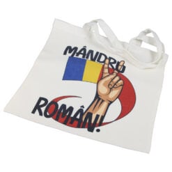 Sacosa textil "Mandru Roman!"
