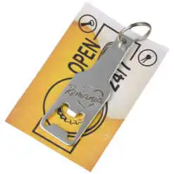 Breloc cu desfacator de sticle "I just love Romania" 9 CM