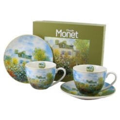 Set 2 cesti espresso cu farfurii