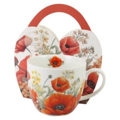 Cana portelan 460 ml "Poppies"