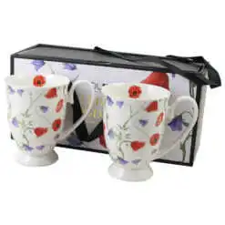 Set 2 cani din portelan "Angela"