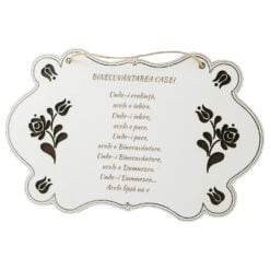 Decor usa din lemn "Binecuvantarea Casei..."