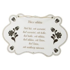 Decor usa din lemn "Hazi Aldas..."