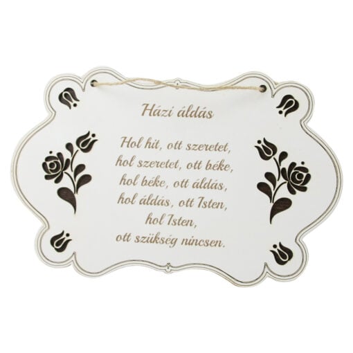 Decor usa din lemn "Hazi Aldas..."