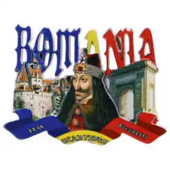 Magnet frigider din rasina 8x5.5 CM