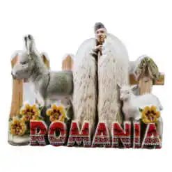 Magnet frigider din rasina 7x6 CM