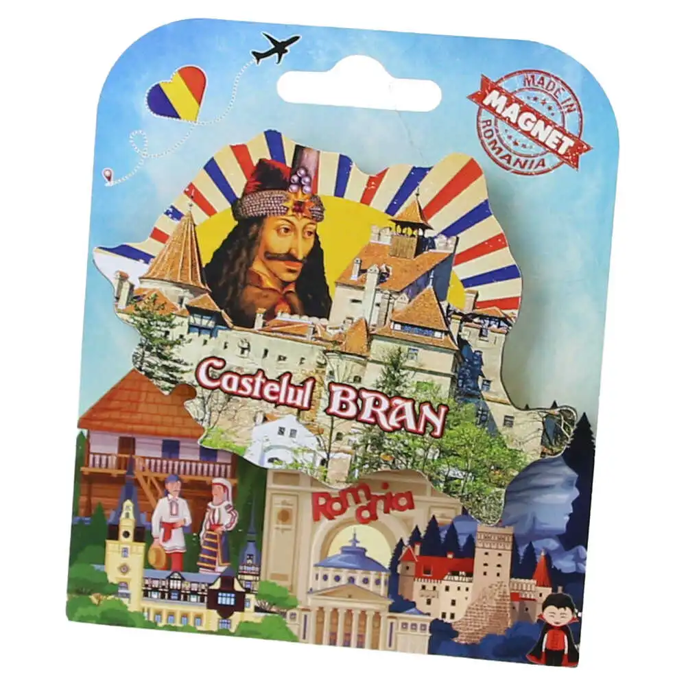 Magnet decorativ Harta Romaniei din lemn 9x6.5 CM Magnet decorativ Harta Romaniei din lemn 9x6.5 CM