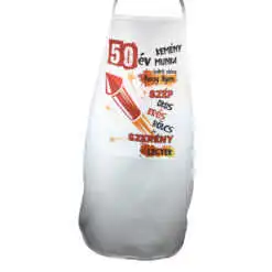 Sort de bucatarie "50 ev kemeny munka..."