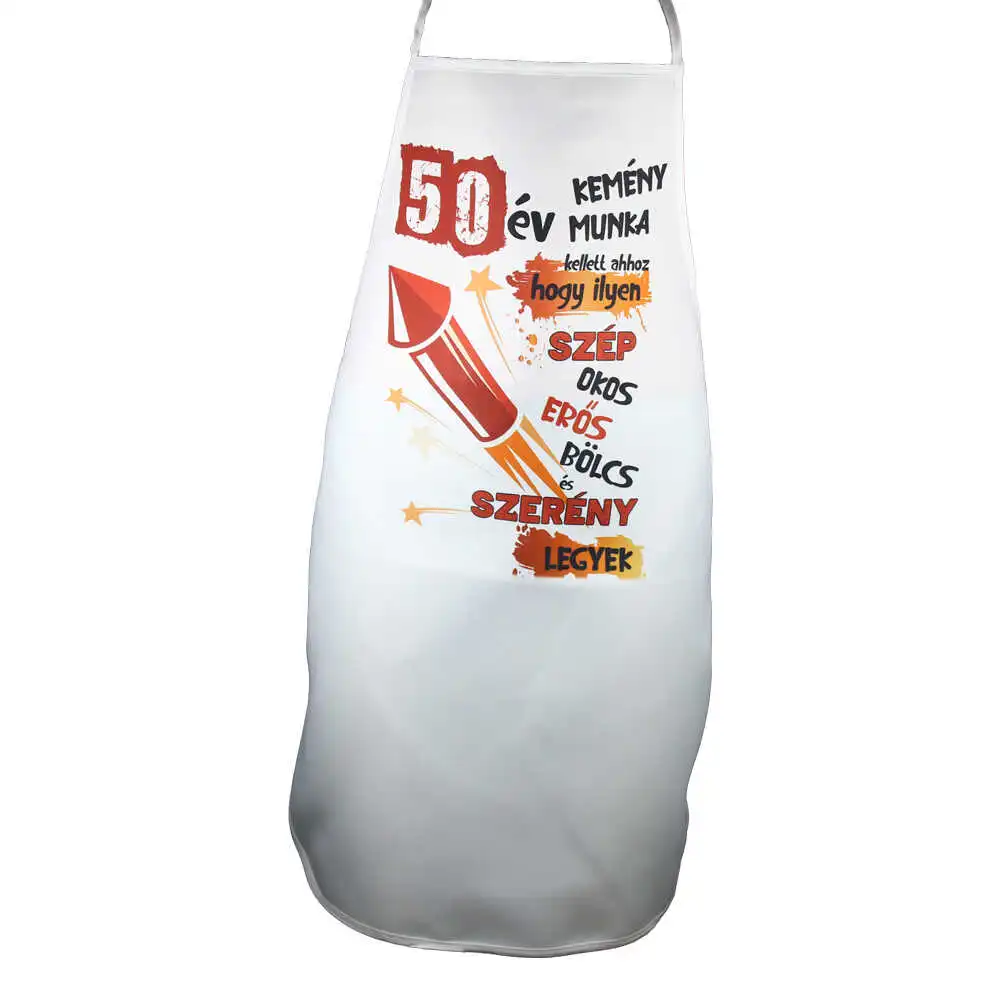 Sort de bucatarie "50 ev kemeny munka..."