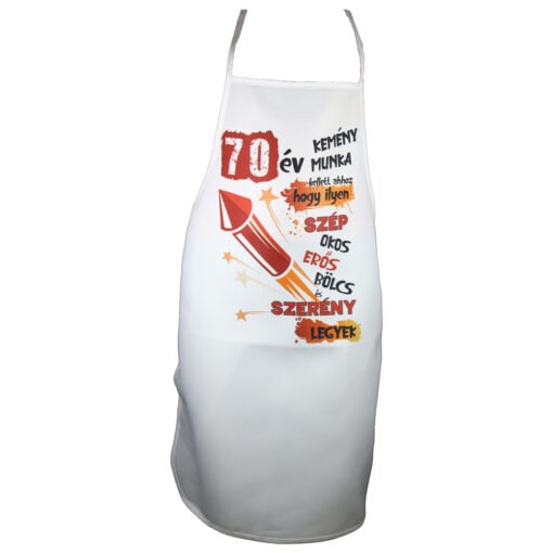 Sort de bucatarie "70 ev kemeny munka..."