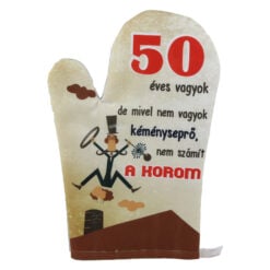Manusa de bucatarie "50 eves vagyok"