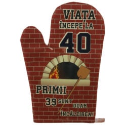Manusa de bucatarie "Viata incepe la 40"