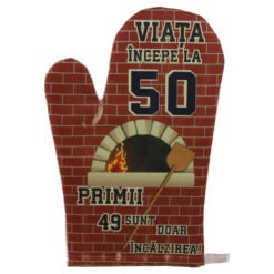 Manusa de bucatarie "Viata incepe la 50"