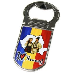 Desfacator sticle cu magnet "I Love Romania"