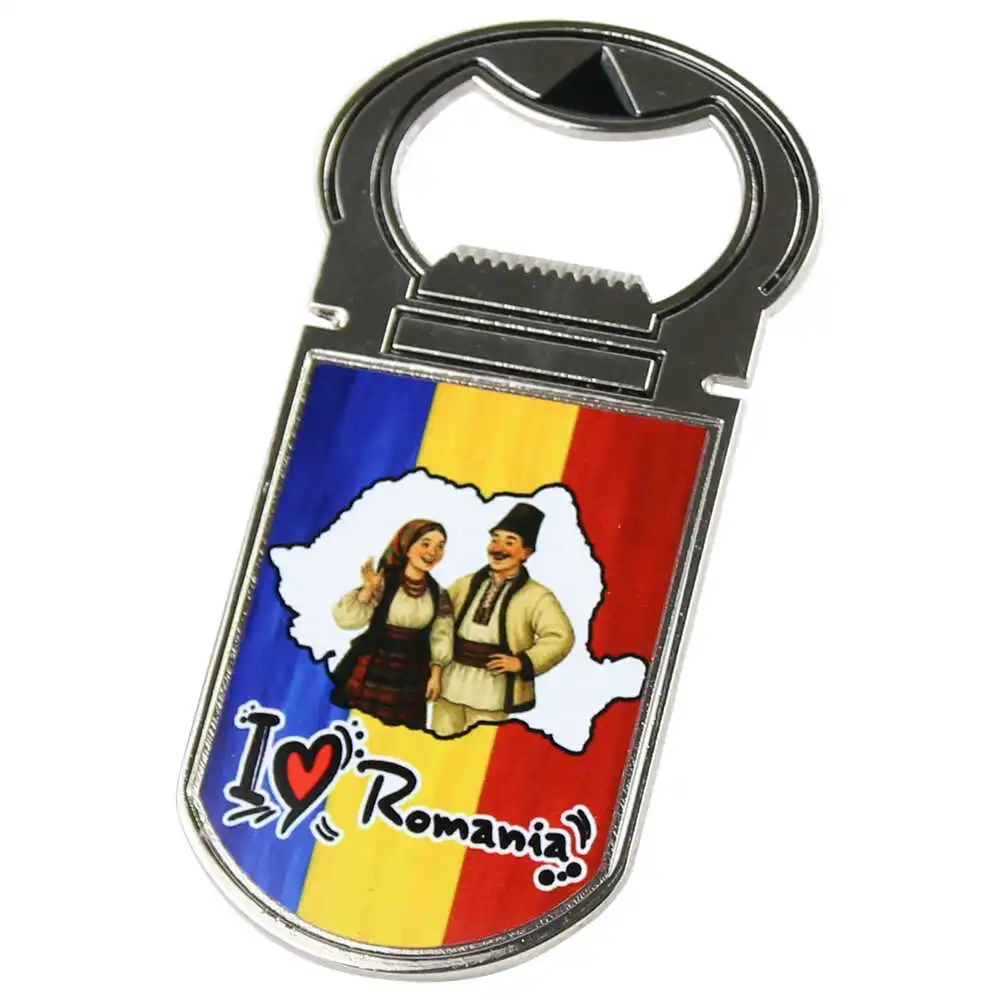 Desfacator sticle cu magnet "I Love Romania" Desfacator sticle cu magnet "I Love Romania"
