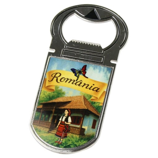 Desfacator sticle cu magnet "Romania"
