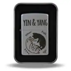 Bricheta metalica "Yin-Yang"