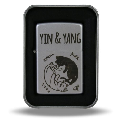 Bricheta metalica "Ying-Yang"