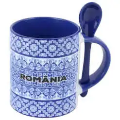 Cana ceramica cu lingurita