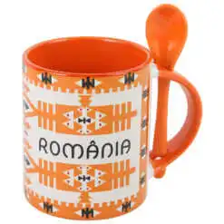 Cana ceramica cu lingurita